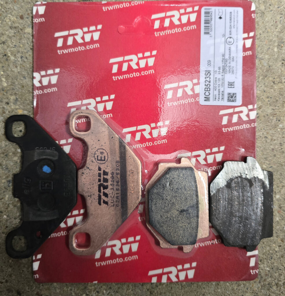 Peugeot Pulsion 125 E4 Allure TRW Sinter Beläge hinten MCB523SI